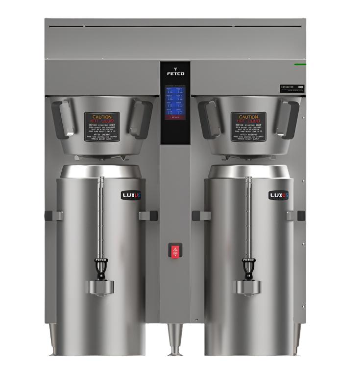 Fetco CBS-2262 NG Twin Commercial Coffee Brewer (3 Gal) with METAL BASKET