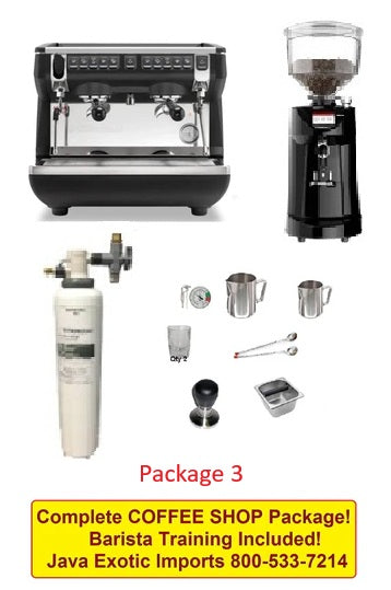 Coffee Shop Simonelli Espresso Machine Package and Training