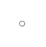 Small metal ring on a gray background