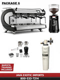 Nuova Simonelli Aurelia Wave Volumetric 2 Group Coffee Shop Package w/ Grinder & Barista Training (Package 6)
