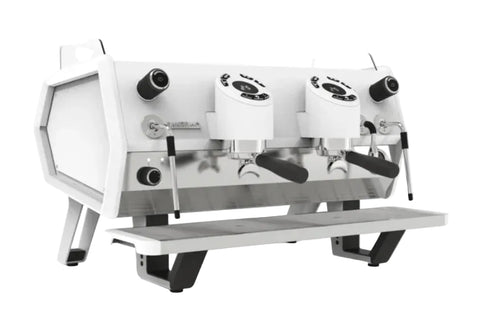 Sanremo D8 Pro commercial espresso machine, 2 group, White, heat exchanger espresso machine for coffee shops