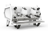 Sanremo D8 commercial espresso machine, 2 group, White, heat exchanger espresso machine for coffee shops