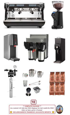 Coffee Shop Espresso Package with Simonelli Appia Life Training!