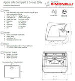 Nuova Simonelli Appia Life Compact SEMI Automatic