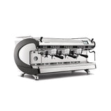 Aurelia Wave Digit 3-group espresso machine, side front view with three groupheads