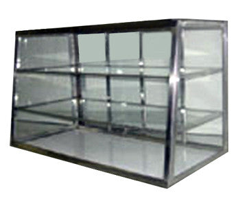 CARIB 3T Glass Bakery Display 2 Compartment - Java Exotic Imports