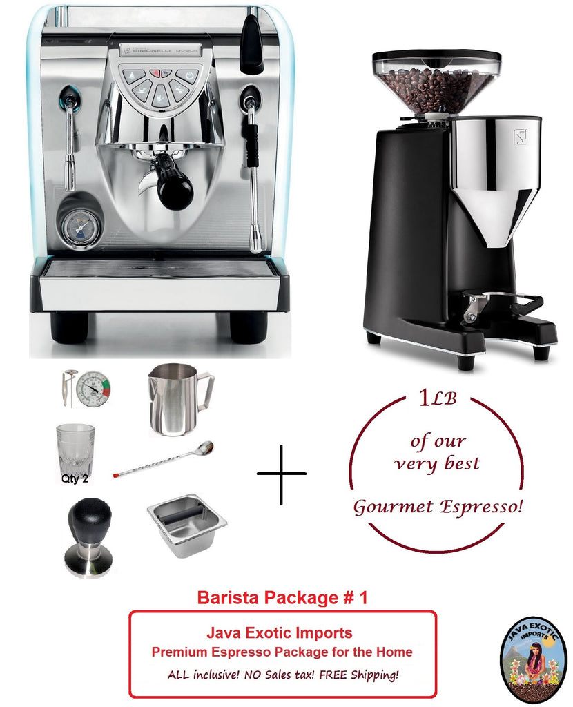 Simonelli Musica Premium Package for the home or office - Java Exotic Imports