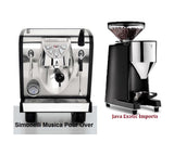 Simonelli Musica Black Pour Over + G60 Espresso Grinder Package - Java Exotic Imports