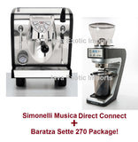 Simonelli Musica Black Trim Direct Connect Package + Barista Kit - Java Exotic Imports