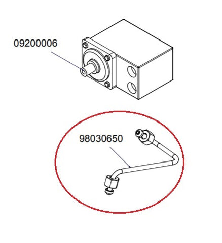 Nuova Simonelli USA PRESSURESTAT TUBE for APPIA II 1 GROUP BOILER