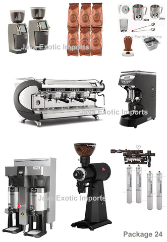 High Volume Coffee Shop PACKAGE Deal! | Installation & BARISTA TRAINING INCLUDED! | Java Exotic Imports