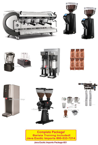 High Volume Coffee Shop Package - Best Price at Java Exotic Imports