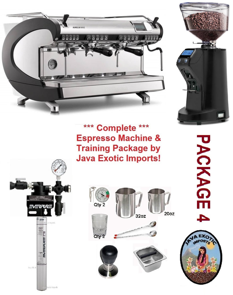 Simonelli Aurelia WAVE Digit + Coffee Shop Package! Includes BARISTA TRAINING! - Java Exotic Imports