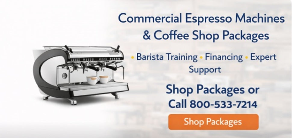 Commercial espresso machines and coffee shop packages from Java Exotic Imports